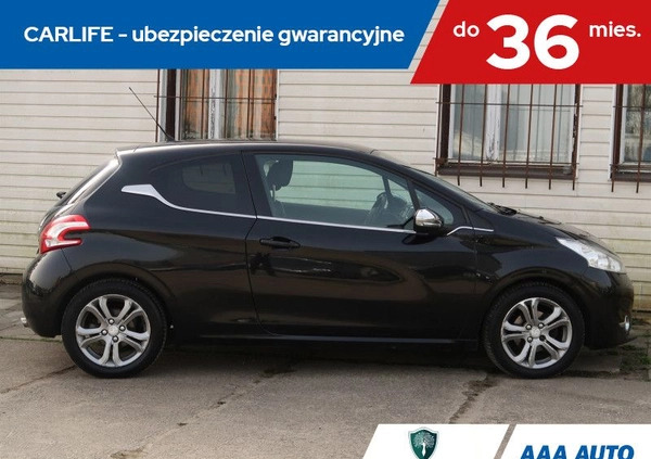 Peugeot 208 cena 23000 przebieg: 117802, rok produkcji 2012 z Korsze małe 232